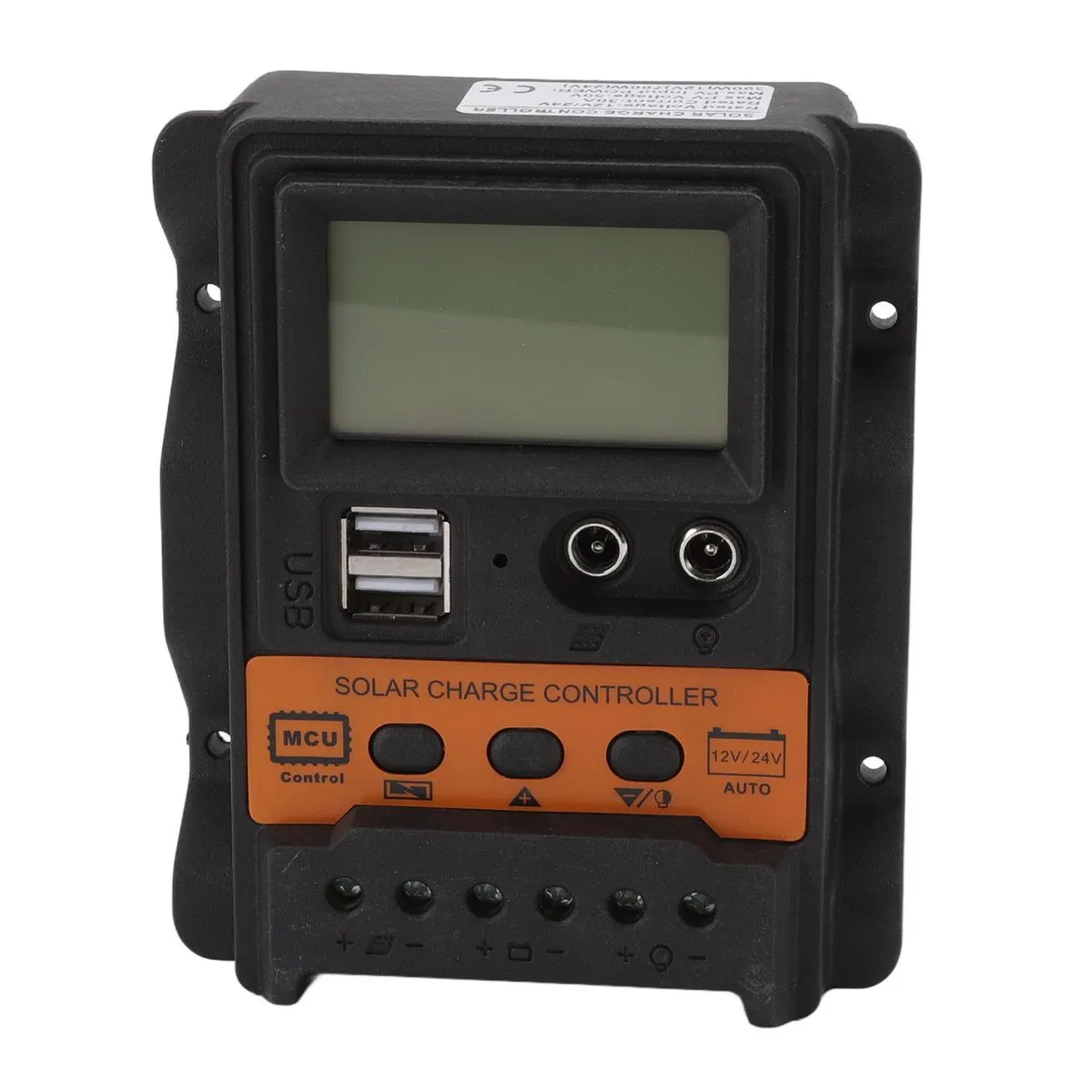 30A PWM Solar Charge Regulator Dual USB LCD Screen