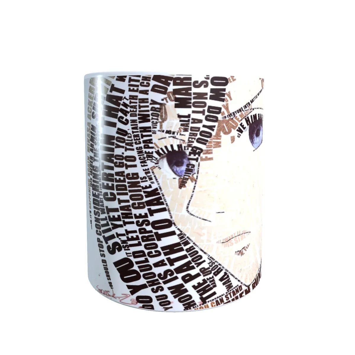 Mikasa Words - Attack on Titan Coffee Mug