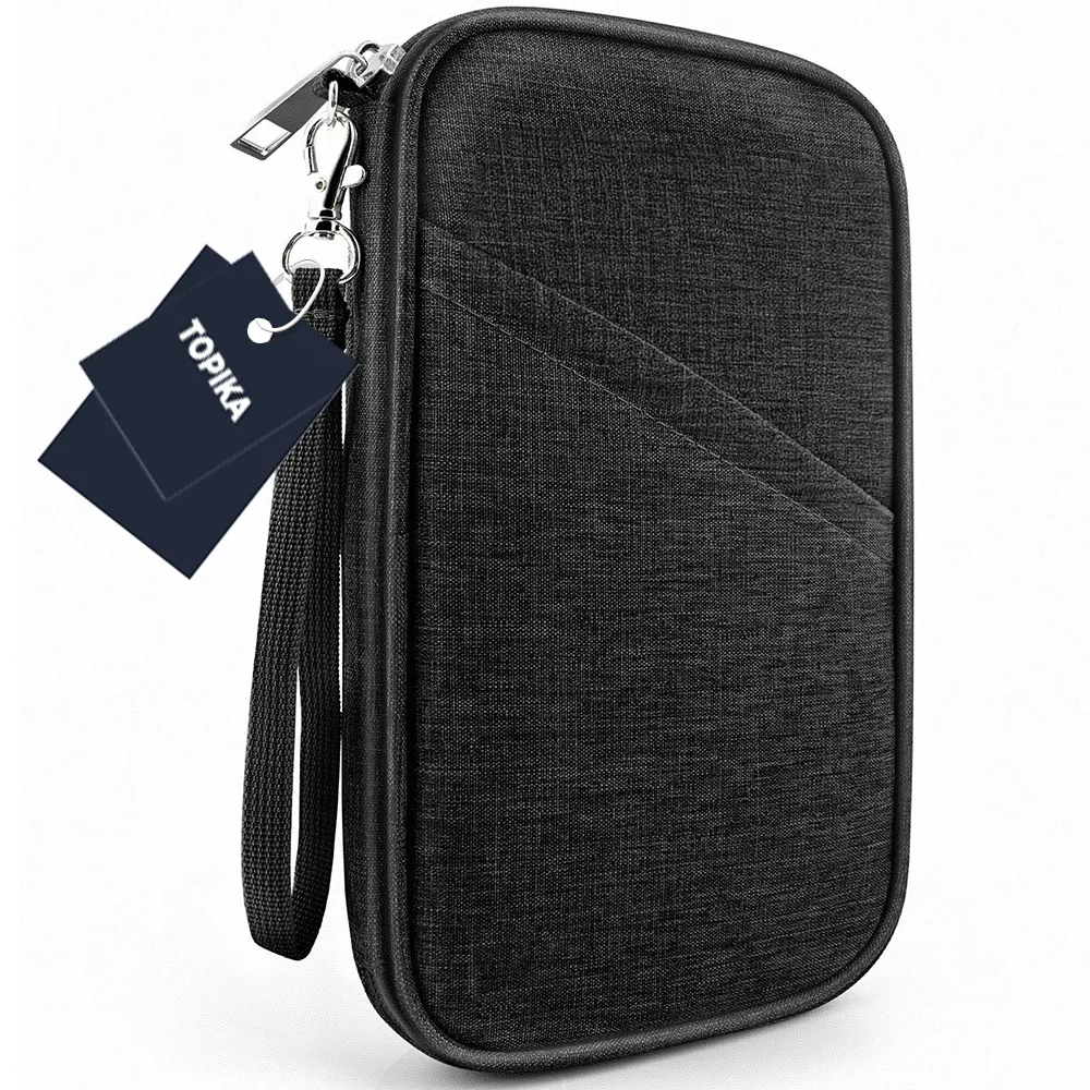 Topika-Passport Holder for Travel,Premium Passport Wallets w/ RFID Blocking