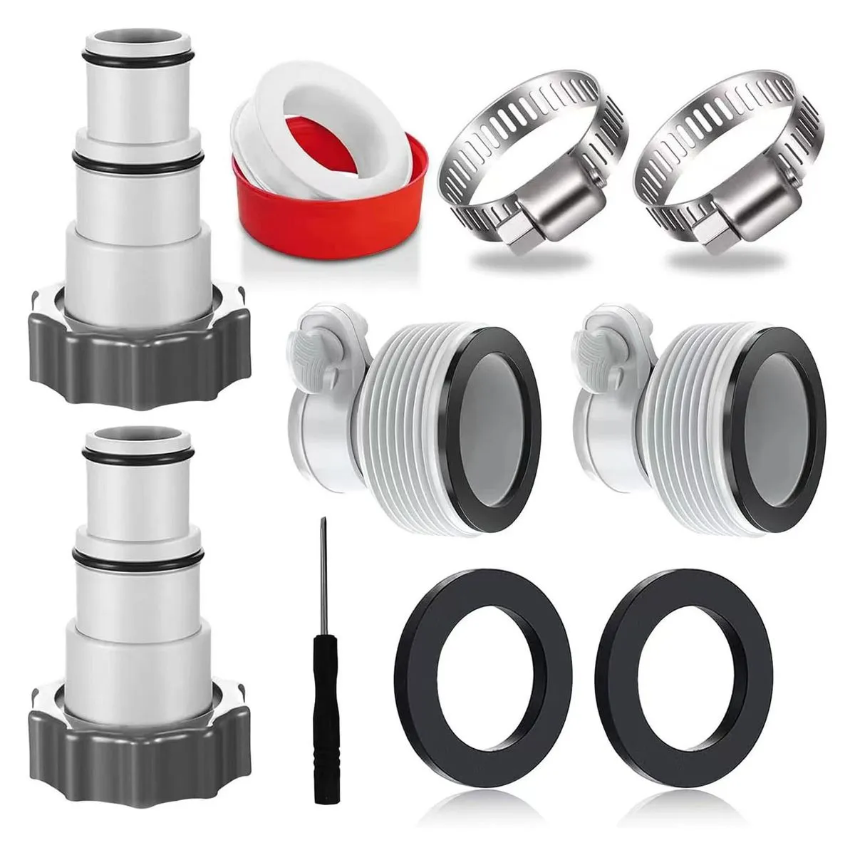 Threaded Hose Adapter Kit 1.5"/1.25"