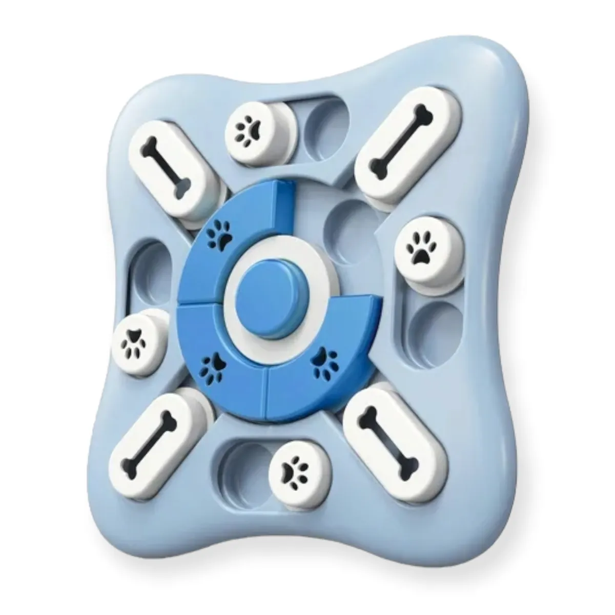 Interactive Squeaking Puzzle Toy for Pets - sky Blue