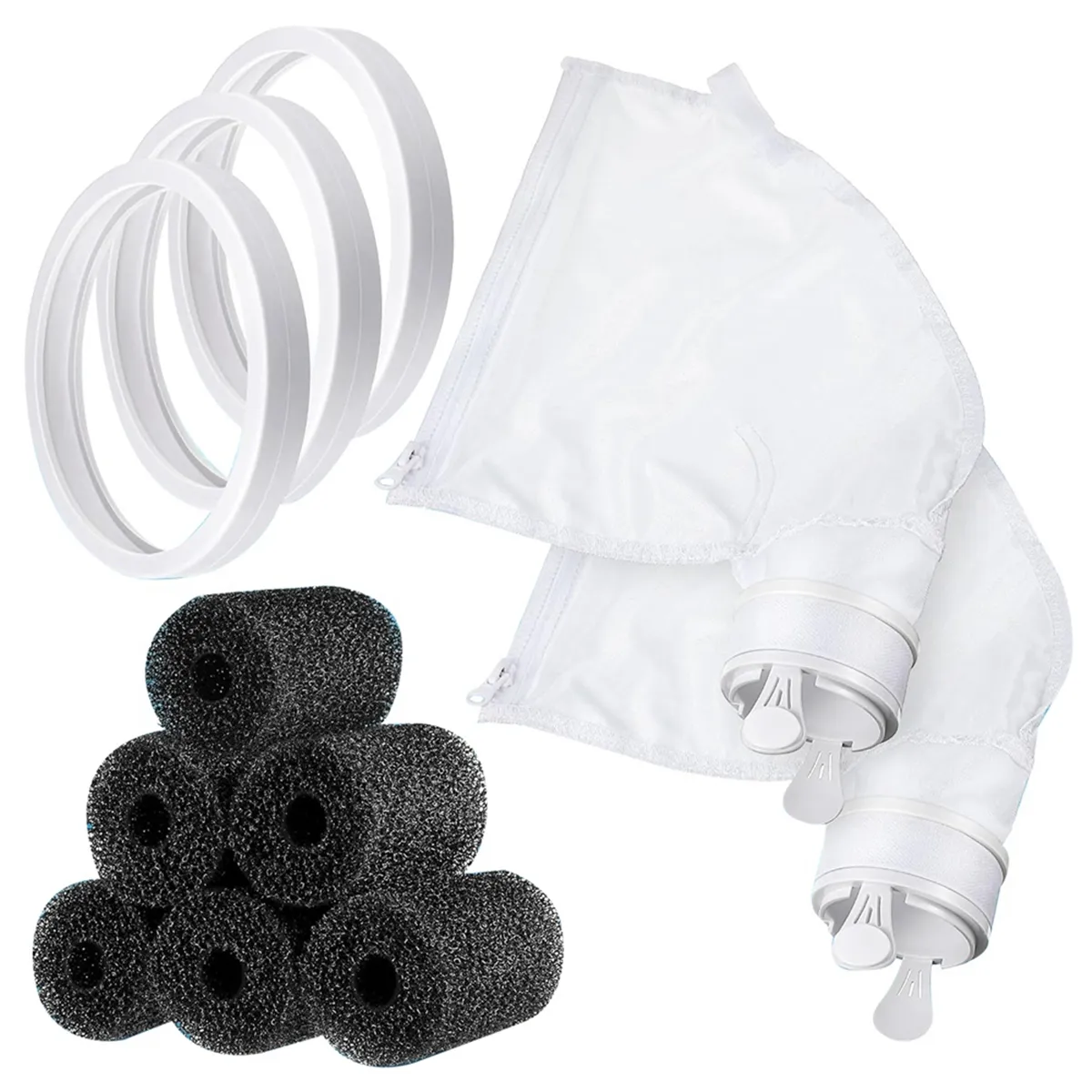 11Pcs Pool Cleaner Parts Include 2 Pool Cleaner Bags for Polaris