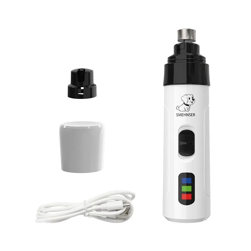 Pet Nail Grinder - Electric Dog Nails Claws Grinders, Silent Diamond Bit