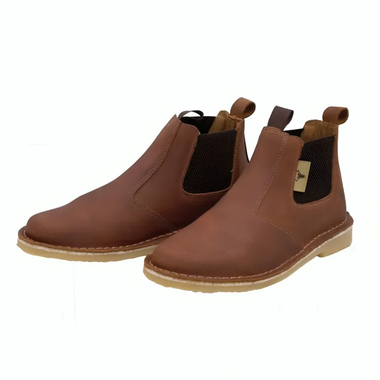 Wildebees Buffalo Slip-On Chelsea Boot | Ladies - Tan - UK 7