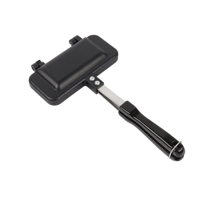 Double Grill Kitchen Pan Gas And Stove Use Sandwich Maker