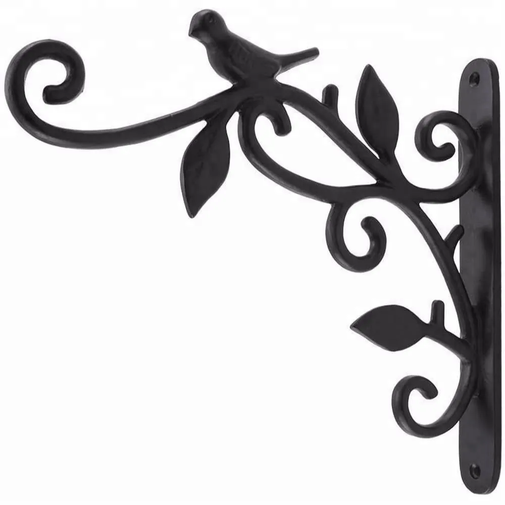 Hanging Plant Hook Cast Iron For Bird Feeder Lantern Planters Pots