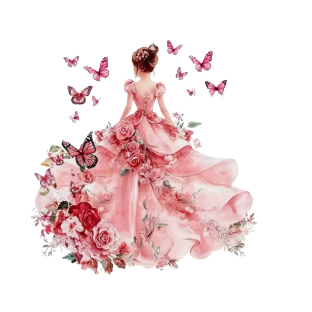 The Rose Garden Princess Wall Sticker