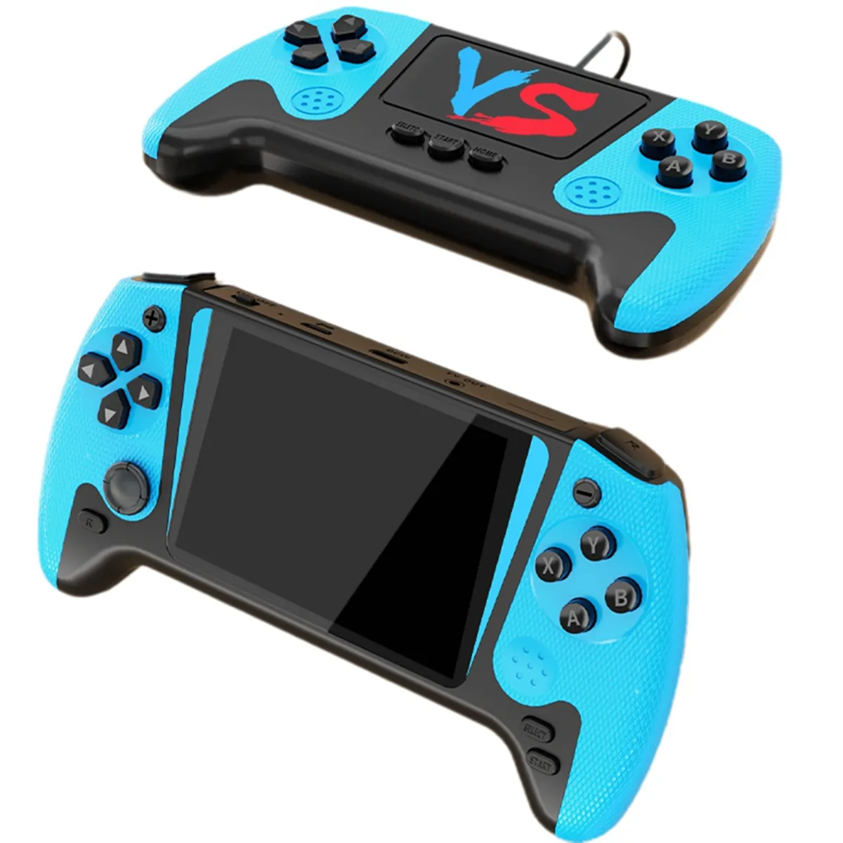 Handheld Video Game Console 500 in 1 3.5Inch Retro Arcade Blue