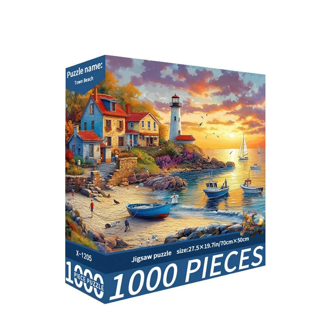 Jigsaw Puzzle Paper Puzzle with Section Guide for Adults - 1000 Piece