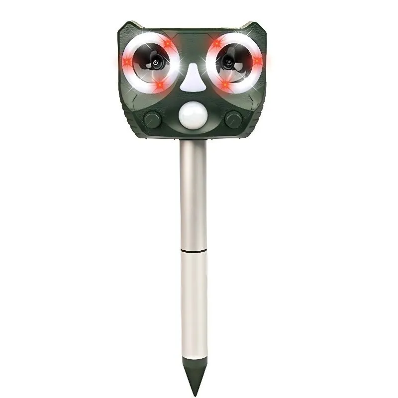 LED Red And White Flashing Solar Mouse And Bird Repeller