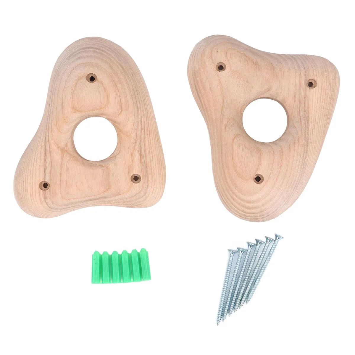 Eco-Friendly Wooden Climbing Holds for Kids Playground