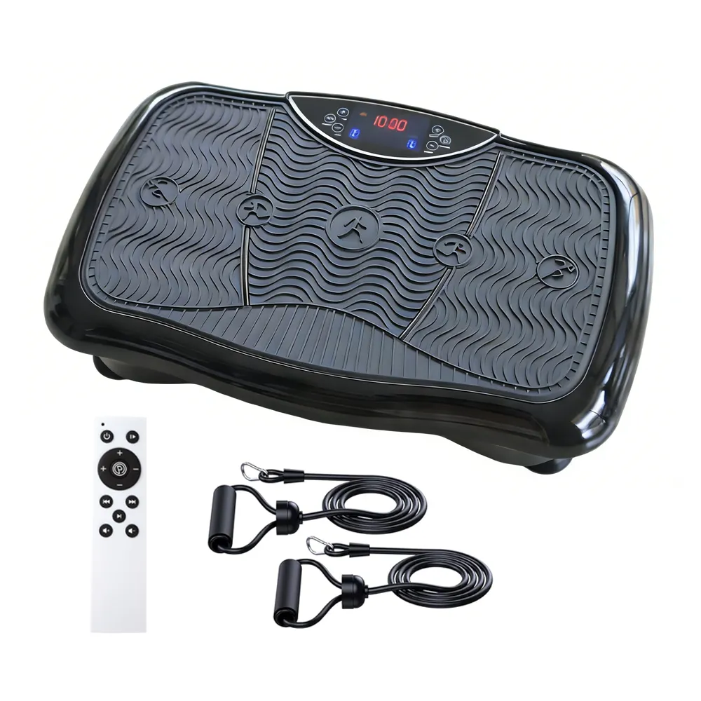 Vibration Plate Exercise Machine With Remote Bluetooth Home Gym Full-Body