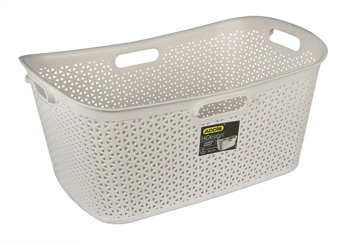 Addis - Hi Design Laundy Basket - Beige