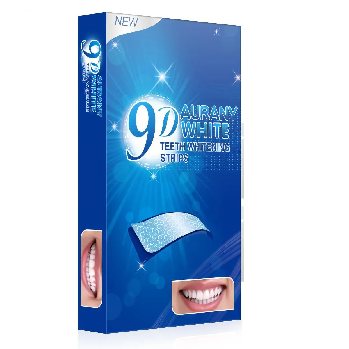 9D Teeth Whitening Strips, Fast Stain Removal for Coffee Drinkers & Smokers