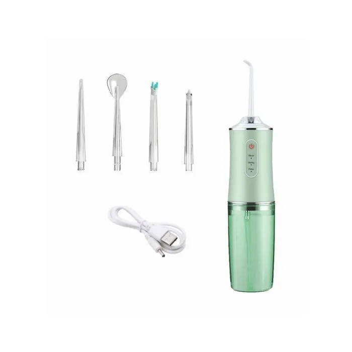 Personal Dental Water Flosser with USB Charging - Green