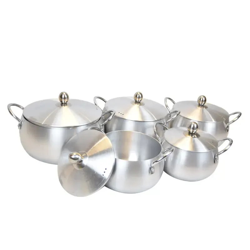 Chukbok 5-Piece Aluminum Pot Collection