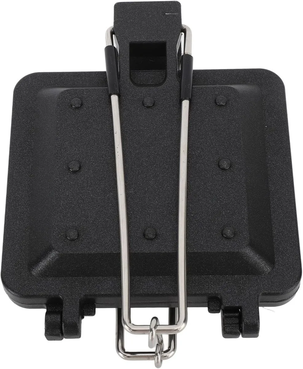 Foldable Camping Sandwich Maker Nonstick Double Sided Hot Toaster