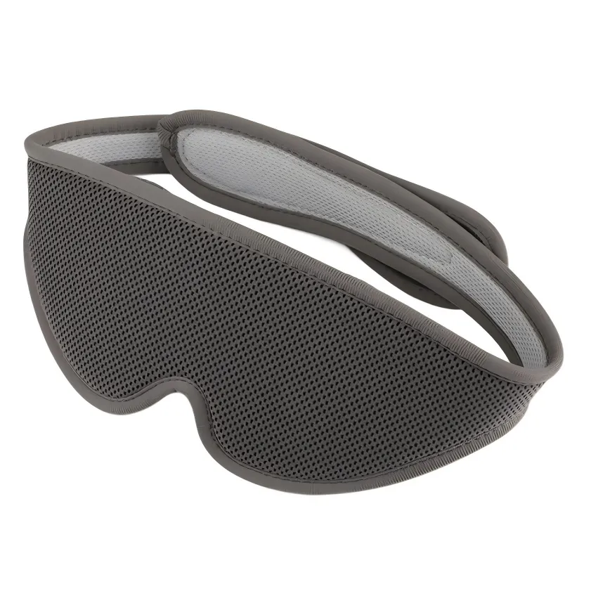 3D Sleep Eye Mask Blackout Sleeping Mask Adjustable Eye Cover for Women Men - Black