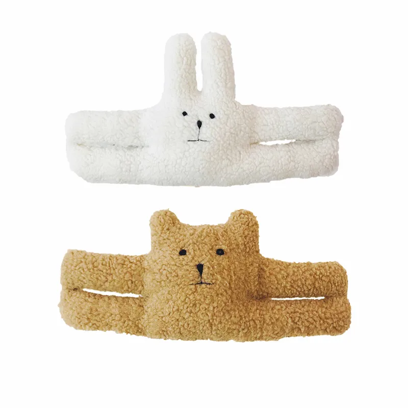 2-Pack Kid-Safe Door Wedges - Plush Doll Anti-Pinch Door Stoppers