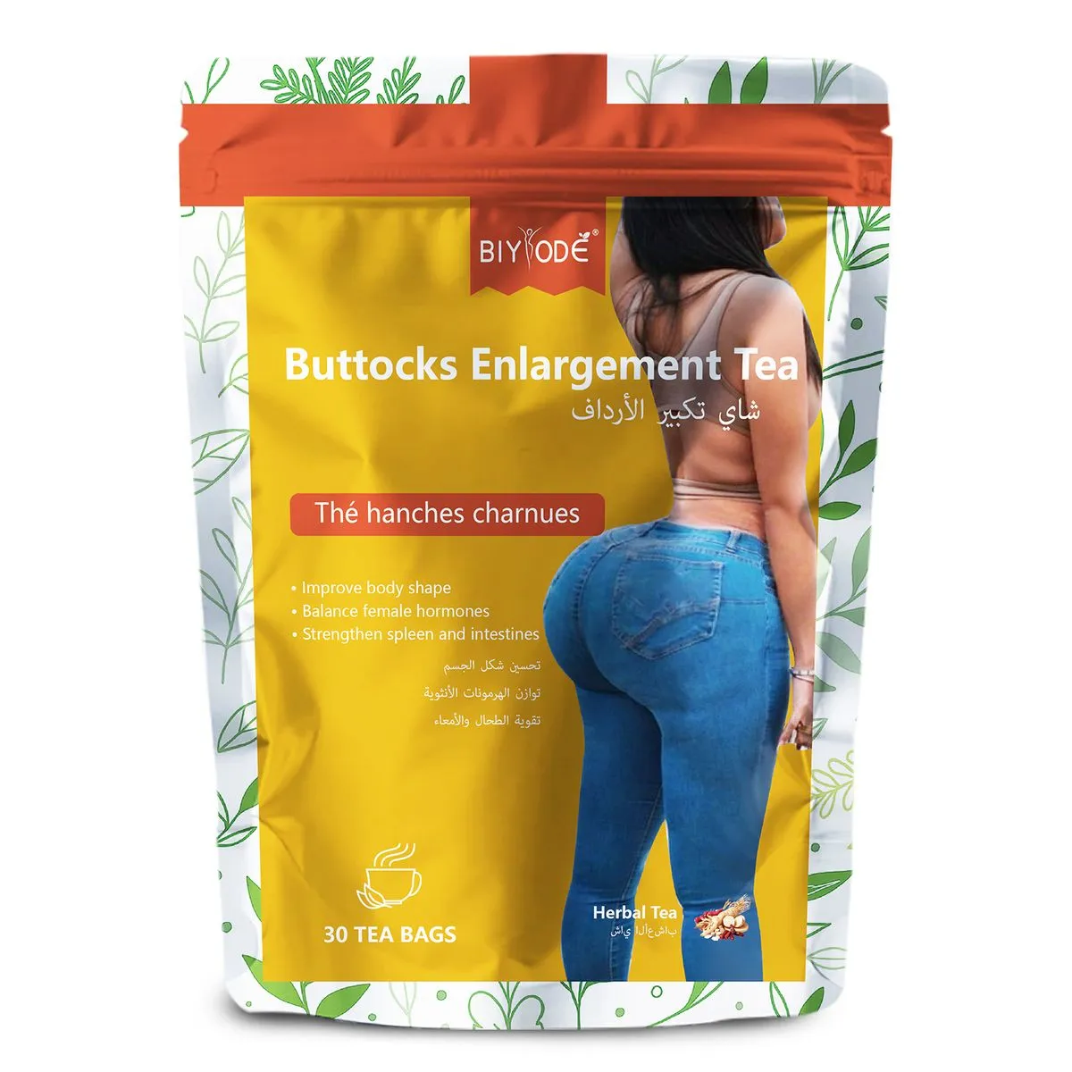 BIYODE - leg slimming tea, improve body shape buttocks enlargement tea.