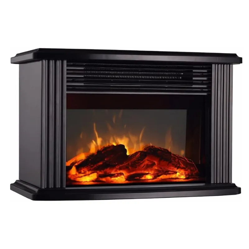 Mini Electric Fireplace Tabletop Portable Heater,14''
