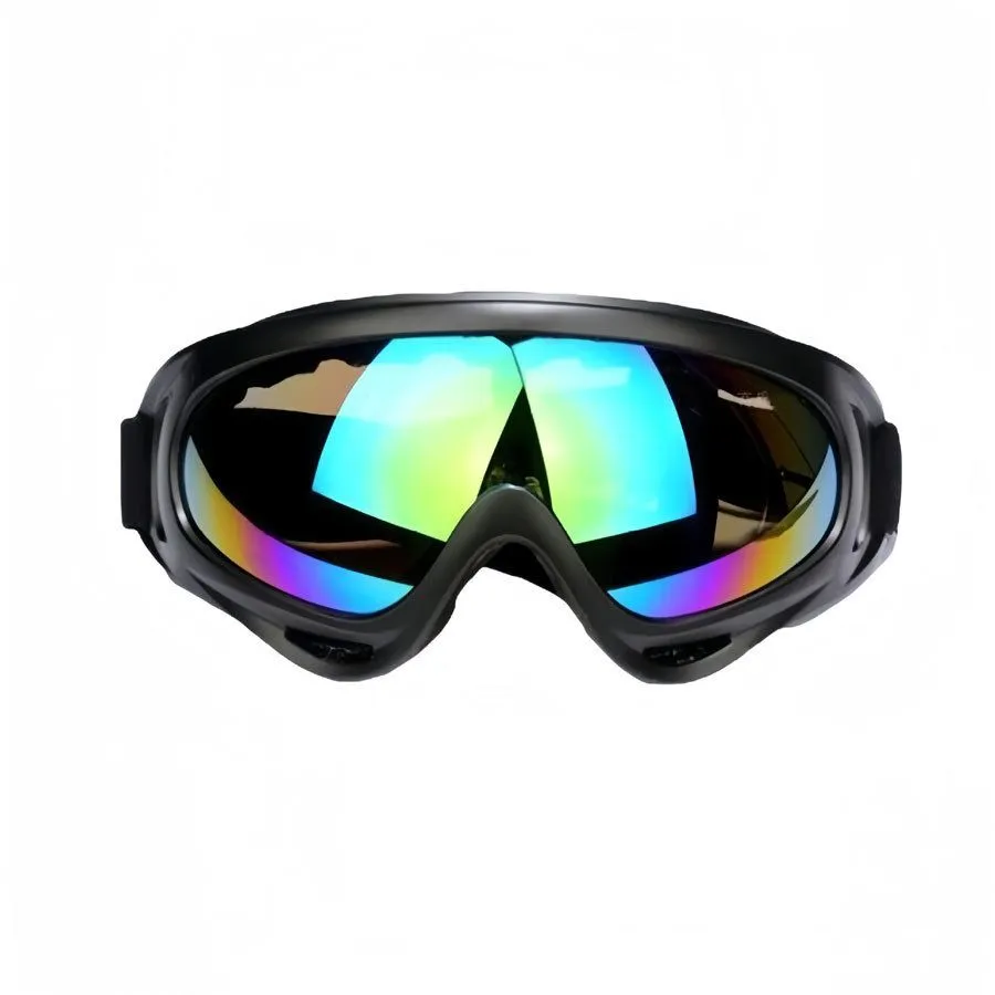 Fashionable Multifunctional Outdoor Ski Eye Protection Glasses - Black