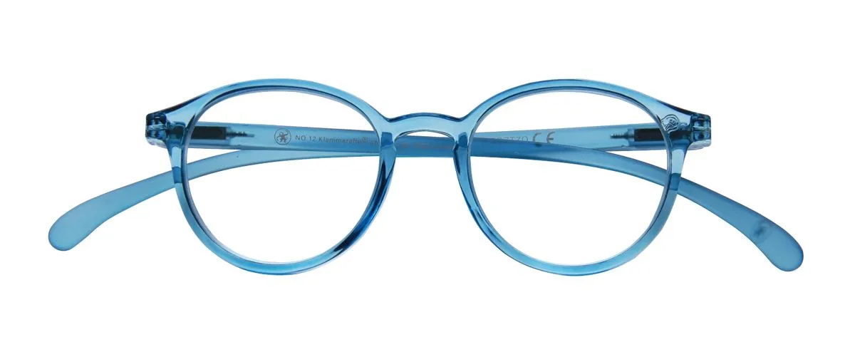Klammeraffe Reading Glasses - No. 12 Azure Blue Range