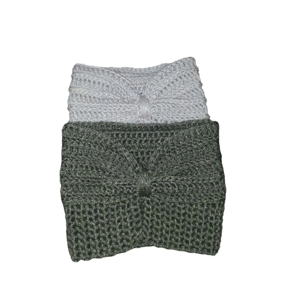 Messy Bun Beanies Grey Set