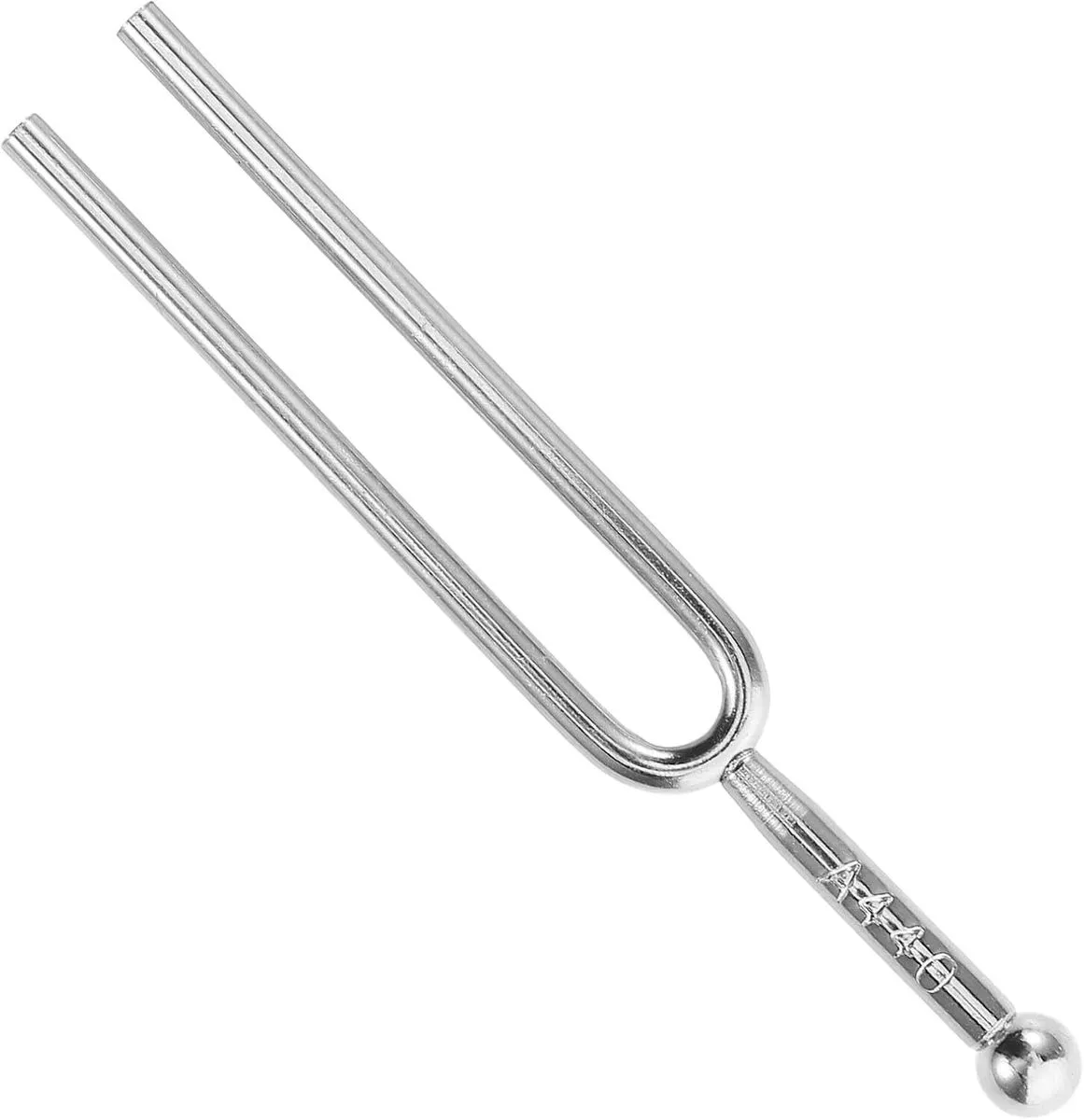 Tuning Fork 440hz Metal Violin Guitar Tuner Device Silver Musical