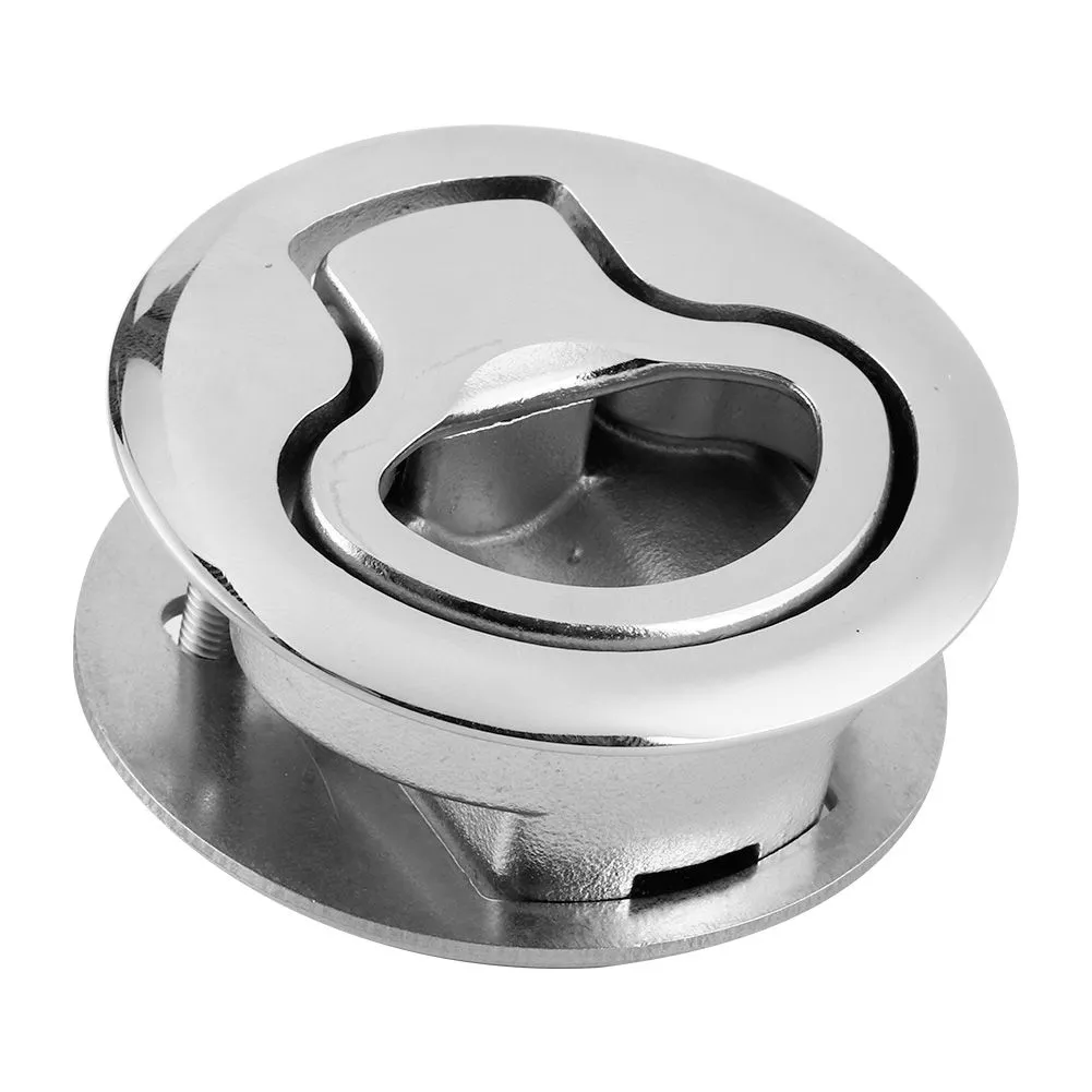 316 Stainless Steel Marine Pull Latch No Key Flush Boat Latches