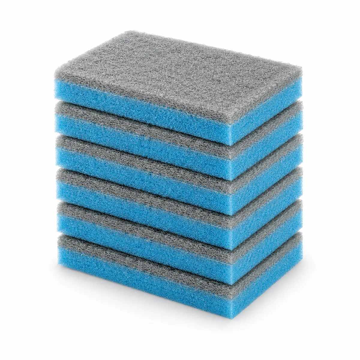 Dual-Sided Scrubbing Sponges 6 Piece - 13x9cm