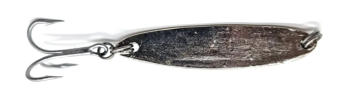 Fishing Buddy 88g "V" Back Chrome Spoon - Fishing Lure