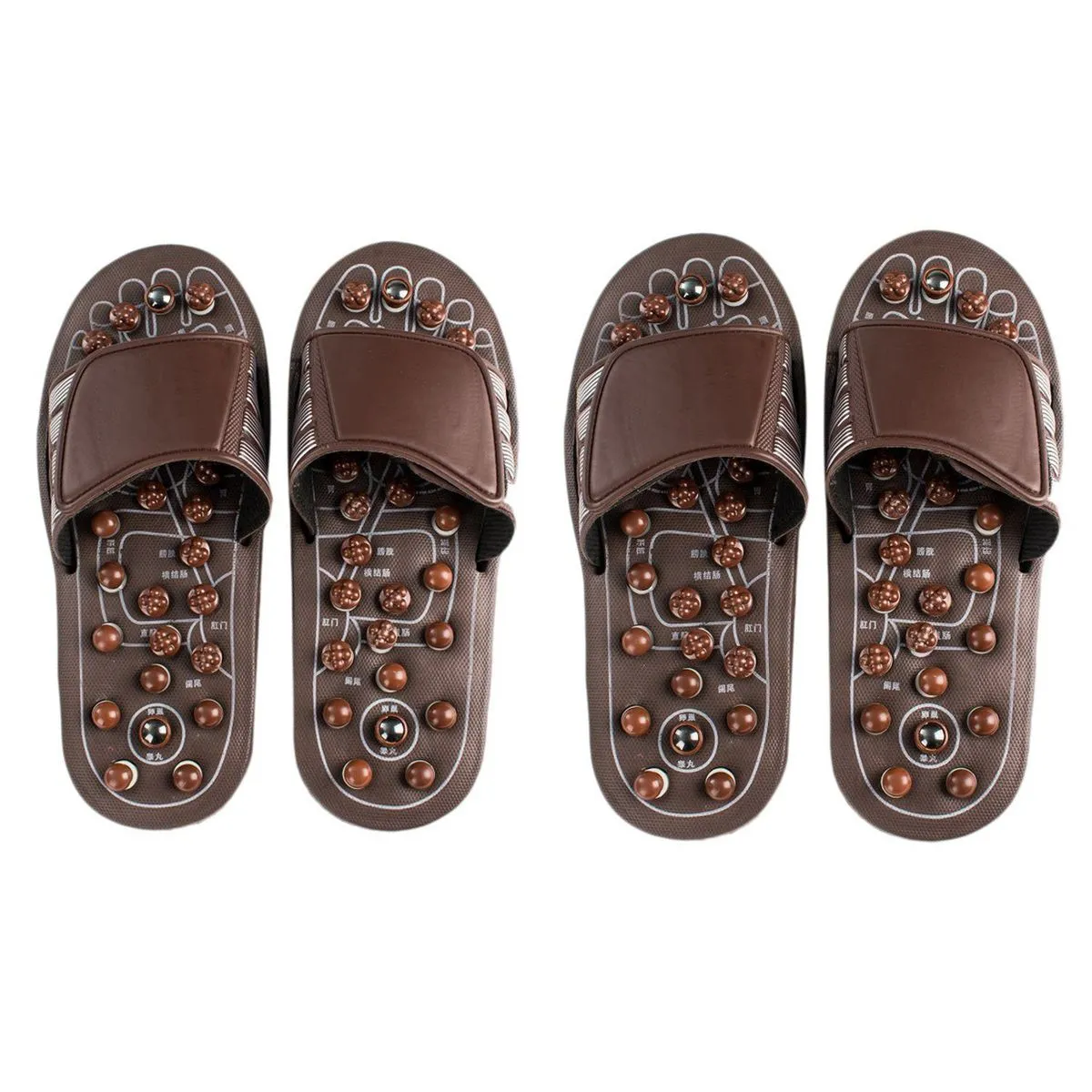 Acupressure Foot Massager Massage Slippers Reflexology Sandals M