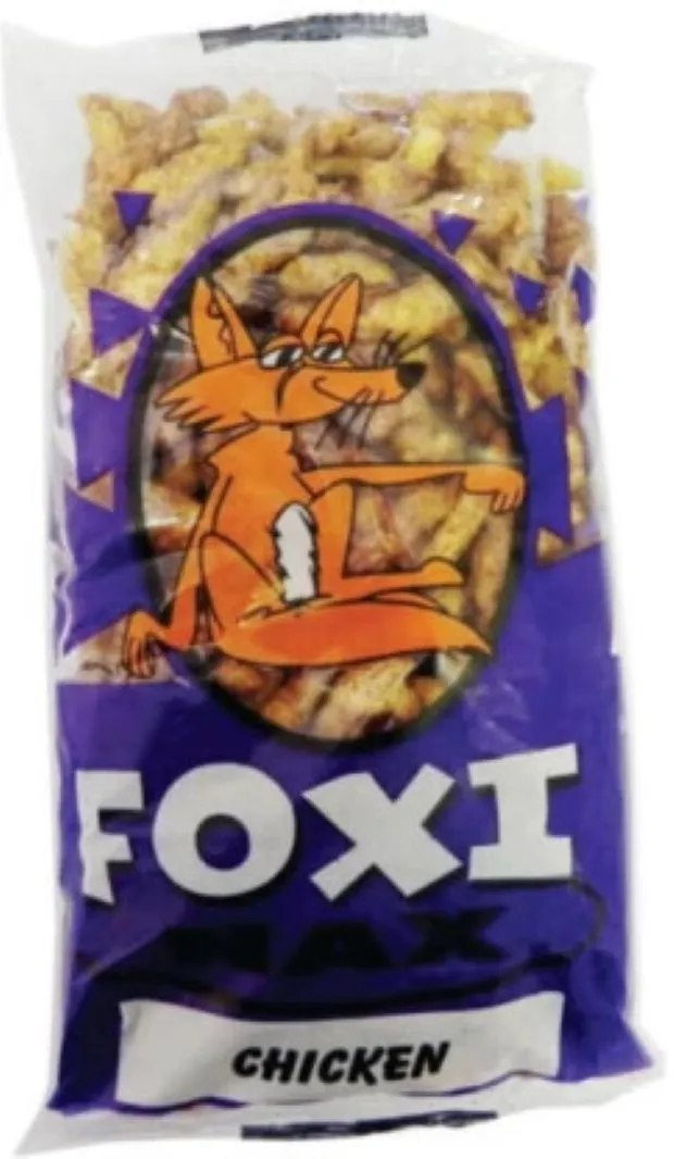 Foxi Nax Chicken Flavoured Chips (22g) - Bulk Pack of 50 Units