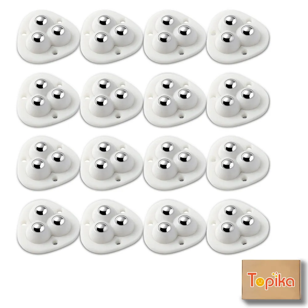 Topika-Mini Caster Wheels Self Adhesive,Ball Transfer Casters Rollers Wheel