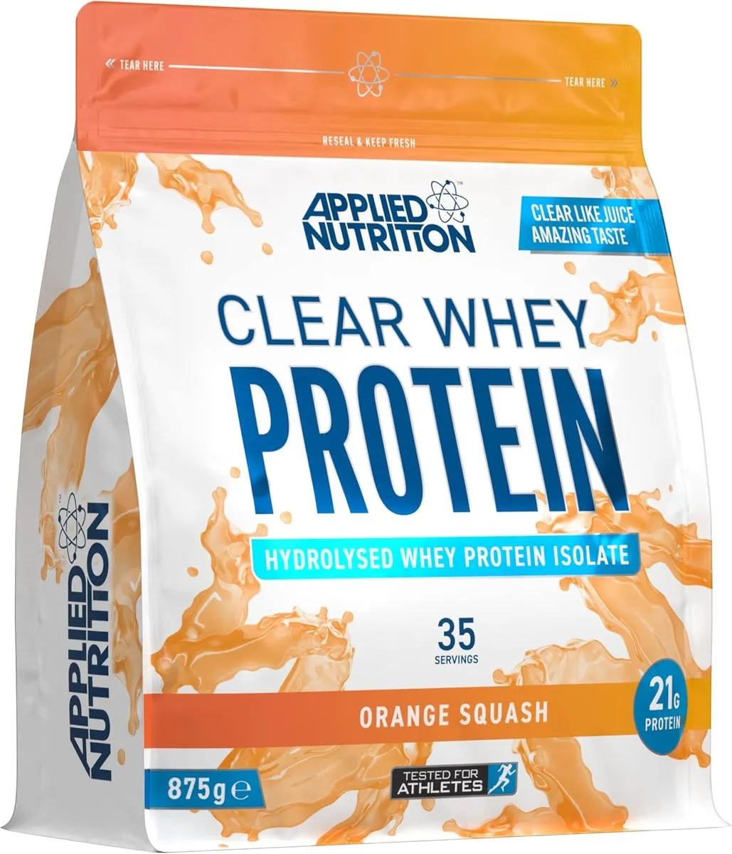 Applied Nutrition Clear Whey Protein Isolate 875g - Orange Squash