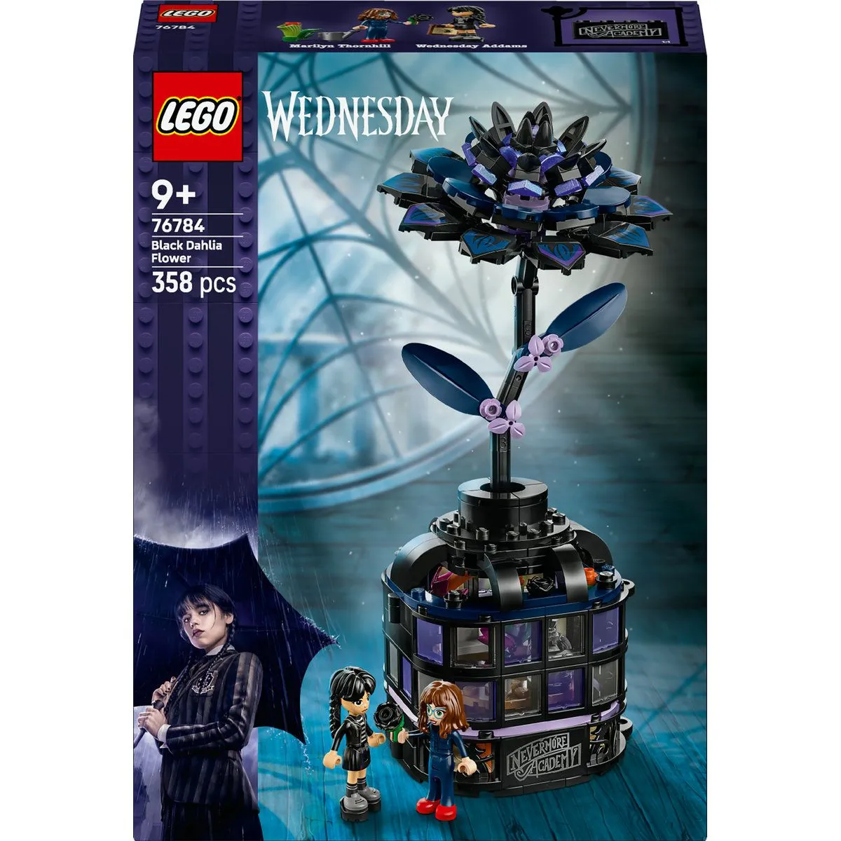 LEGO® Wednesday Black Dahlia Flower Halloween 76784