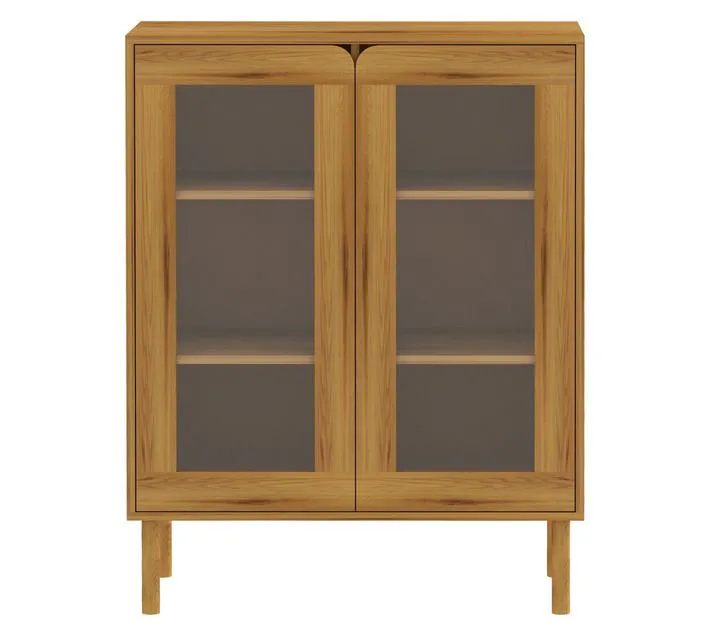 Nordic Cabinet with Glass Doors
