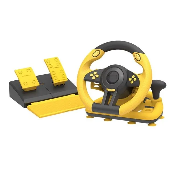 V3 Pro Racing Steering Wheel Controller & Pedals For PC Console Gaming AN
