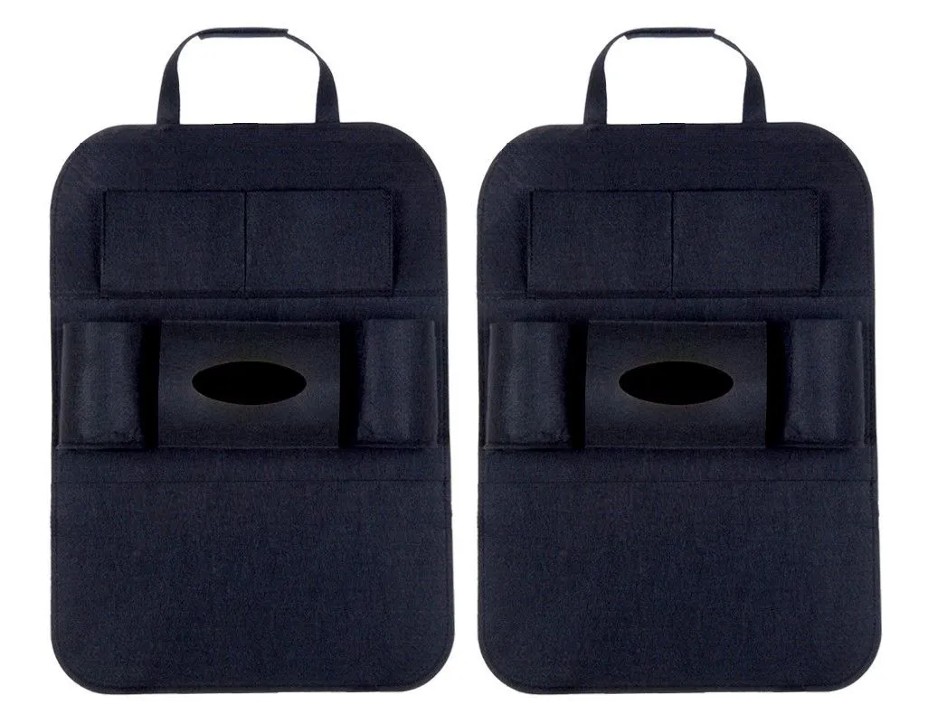 Eco-Friendly Car Back Seat Organiser - Black
