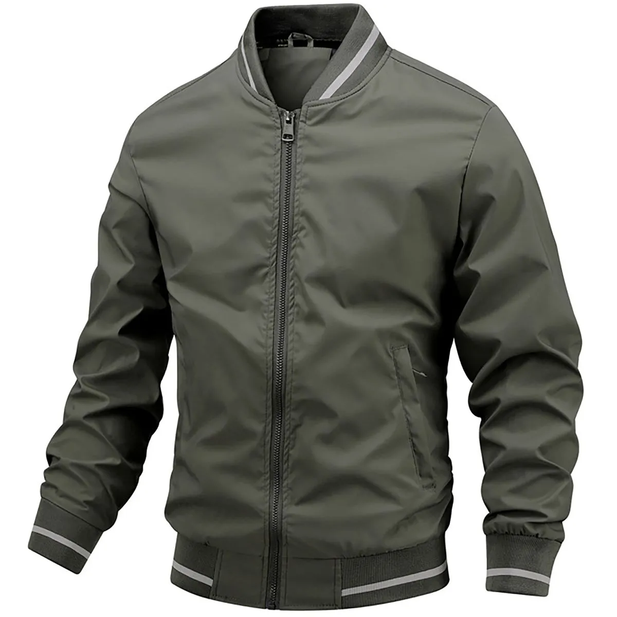 Men's Jackets Casual Bomber Jacket Thin Bomber Jacket For Spring & Autumn