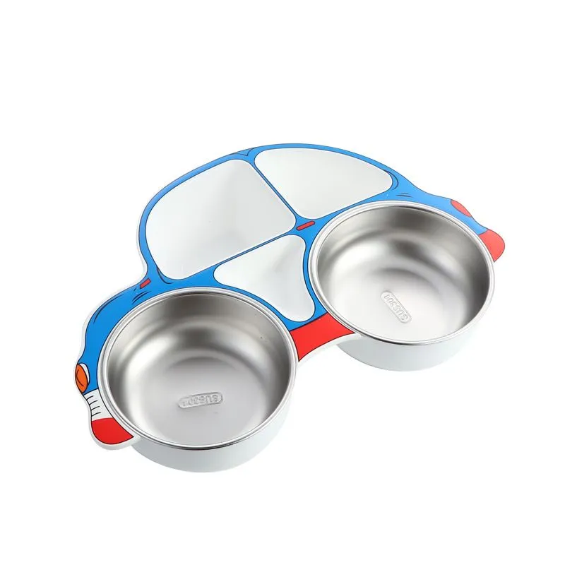 304 Stainless Steel Heat-Resistant Children's Cartoon Car Partition Plate