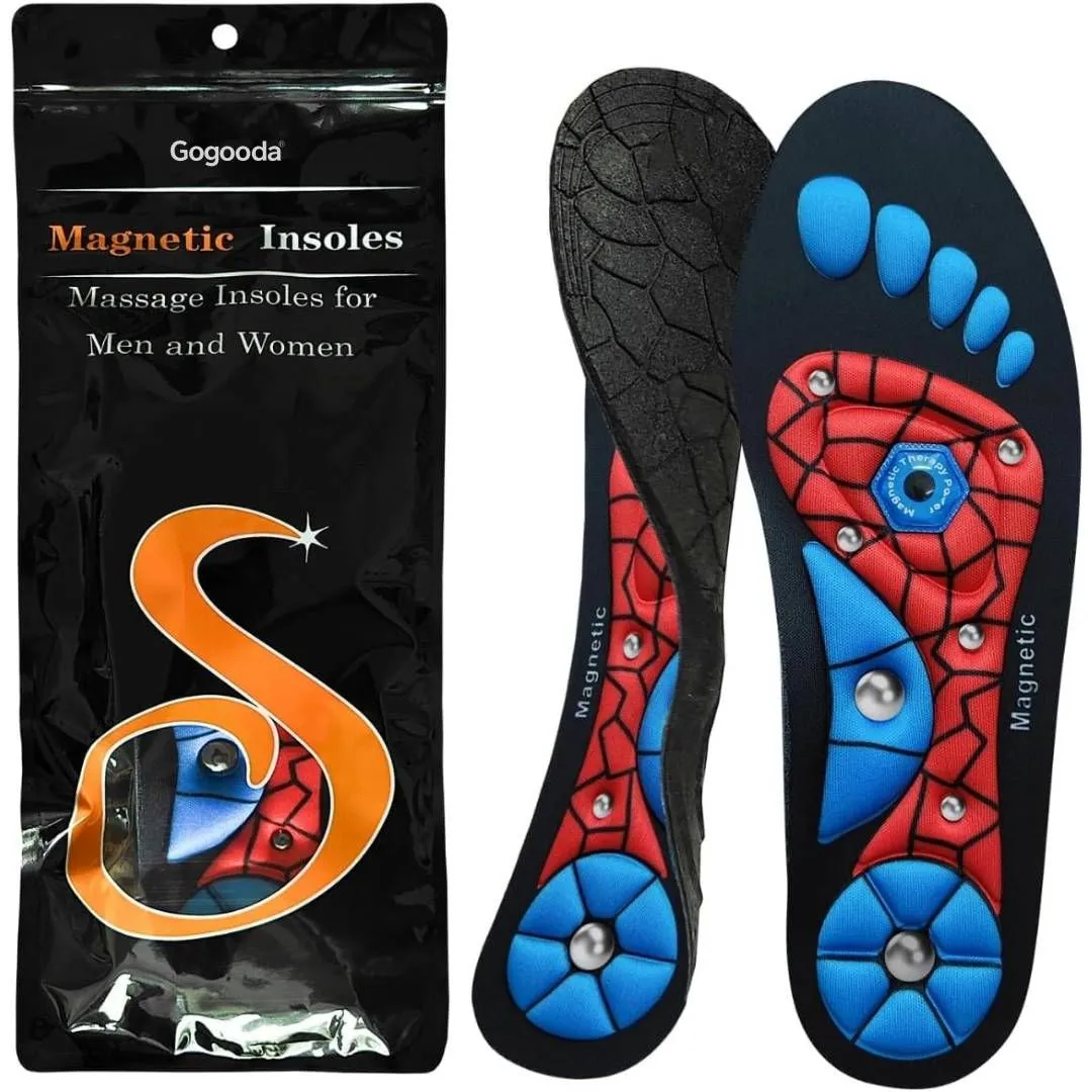 Magnetic Acupressure Insoles Orthopaedic Insoles for Men's Feet & Arch Support