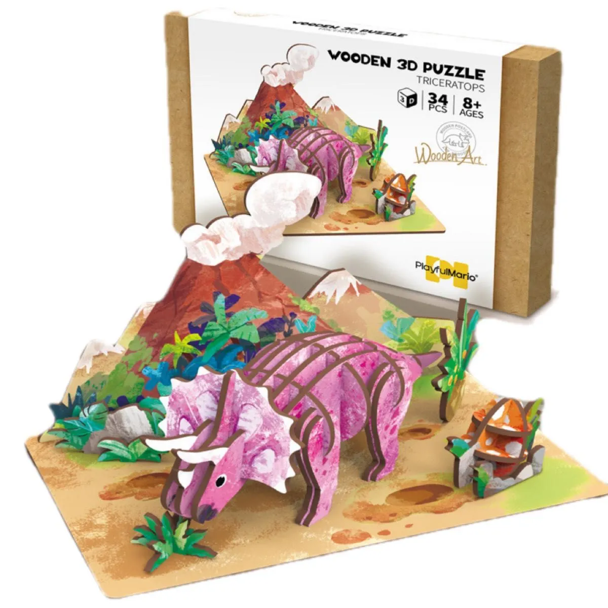 3D Puzzle-DIY Animal Educational Toy Model