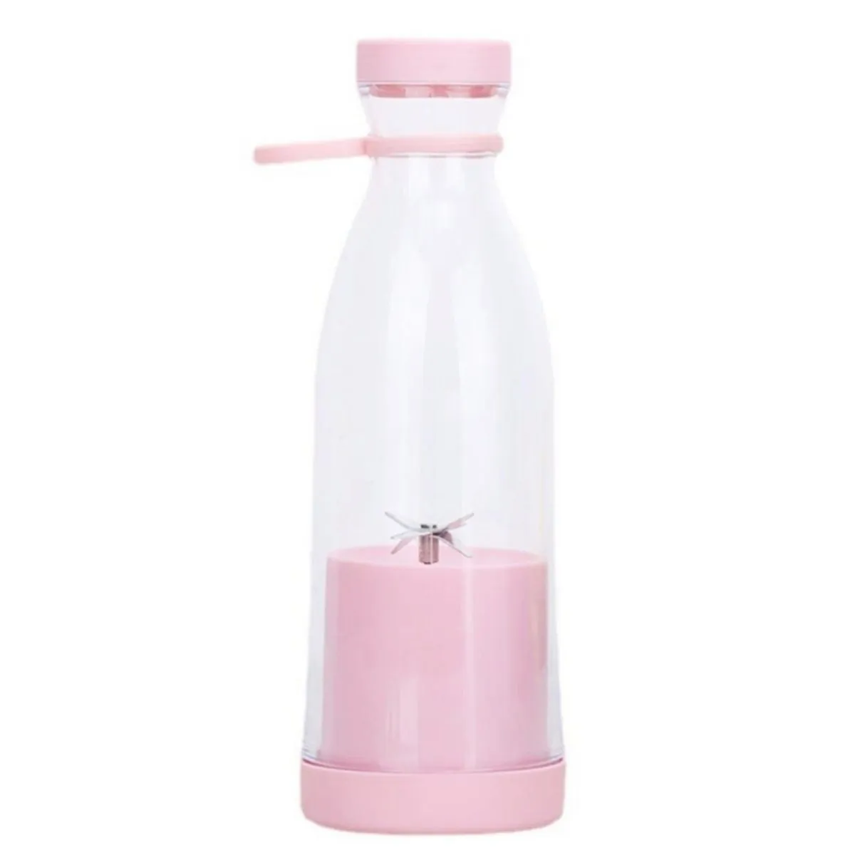 Personal Blender Juicer,Juice Extractor,Electric Juicer Squeezer - 420ml - Pink