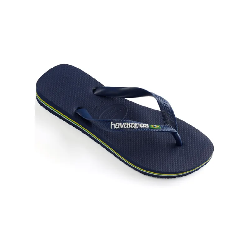 Havaianas Brazil Logo Navy Blue