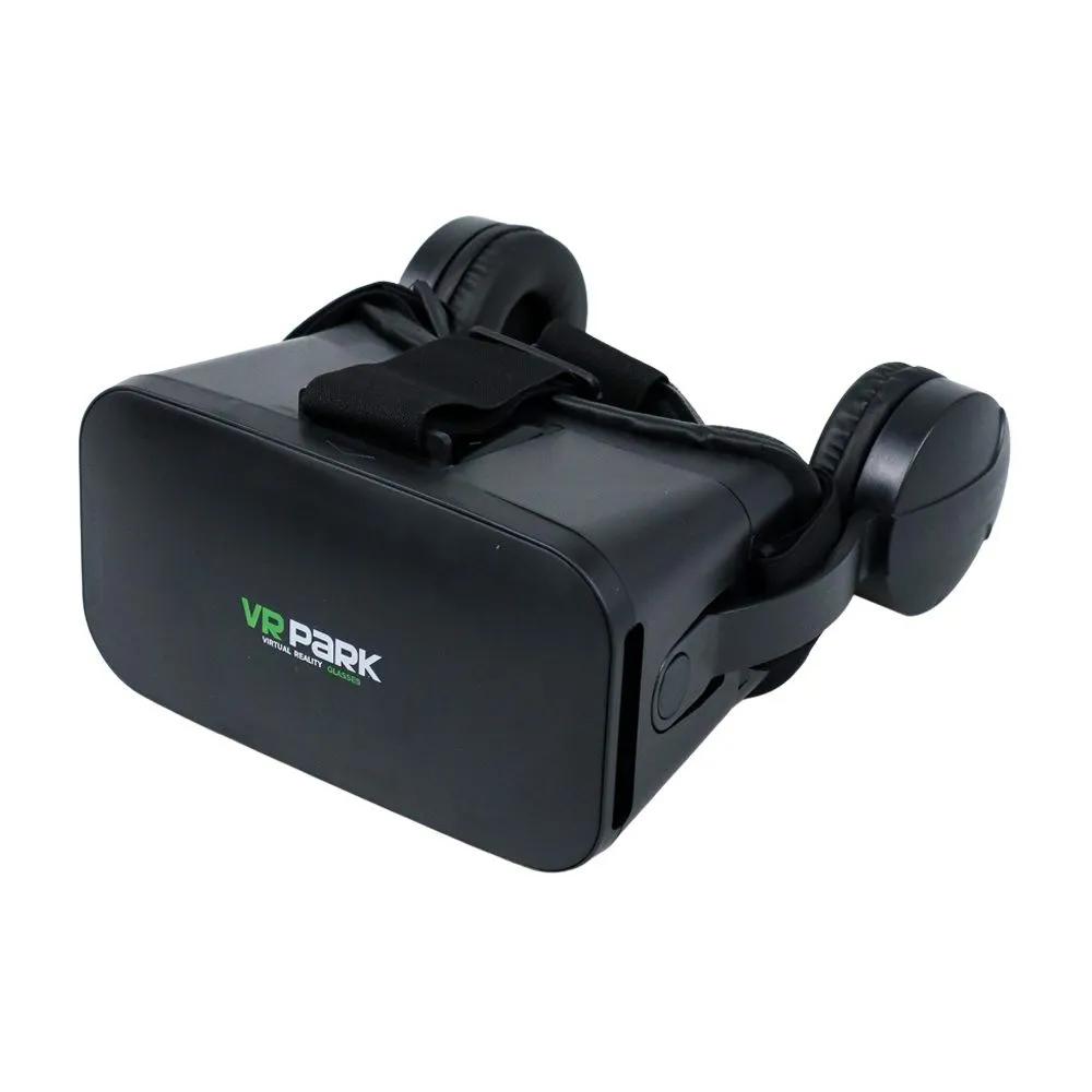 Vrpark Virtual Reality VR Glasses with Headphones - J20 - Black