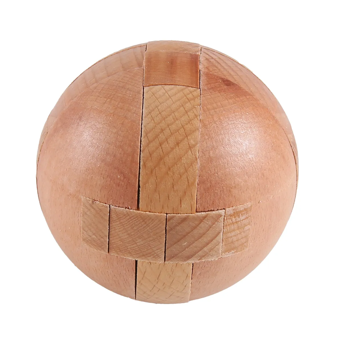 Wooden Puzzle Ball Toy Intelligence Sphere Puzzles for Adults/Kids