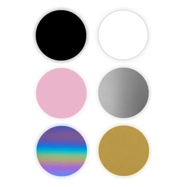 PU T-Shirt Transfer Vinyl - Metallic & Plain 6 Pack Assorted 25cm x 30cm