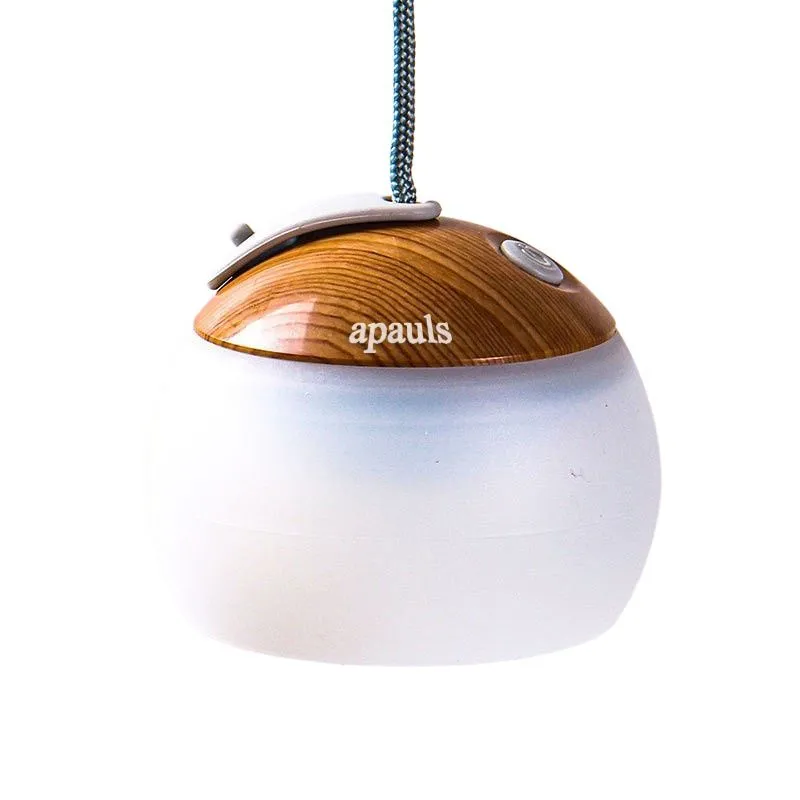 Apauls Waterproof LED Camping Light, Durable Lamp for Tent Outdoor Lighting - Brown